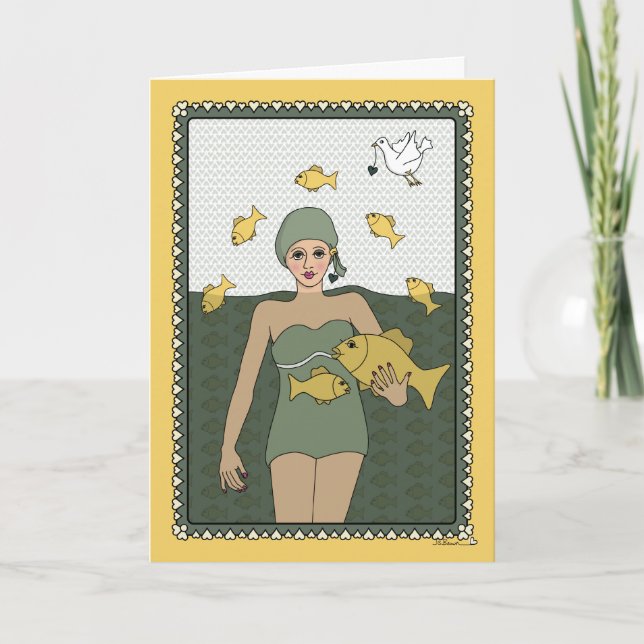 Carte de voeux pour le poisson hors de l'eau_C_Gre (Devant)