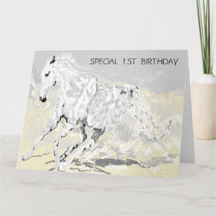 Carte de voeux pour le premier anniversaire du gar