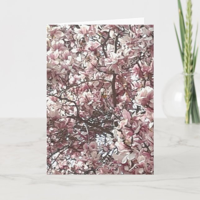 Carte de voeux pour le printemps (Devant)