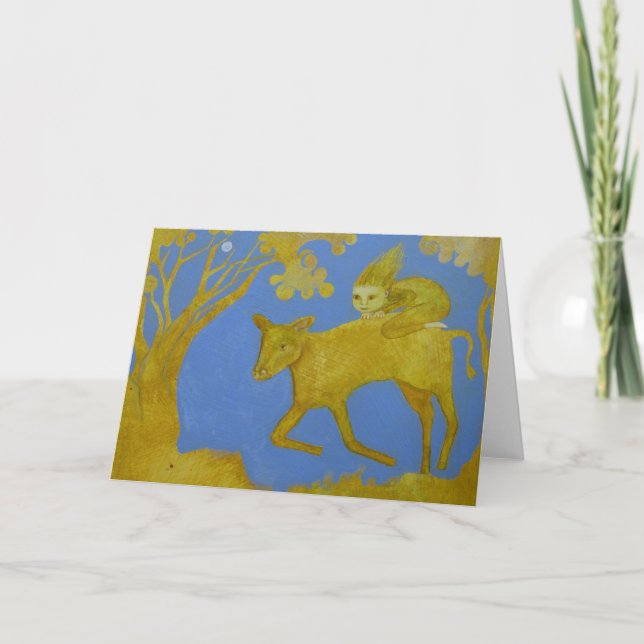 Carte de voeux pour le veau d'or (Devant)