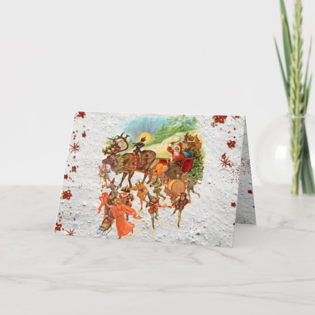 Carte de voeux pour le voyage de Noël du Imaginair (Devant)