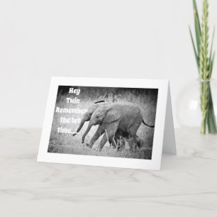 Carte de voeux pour les **70 ans** de mon ***jumea