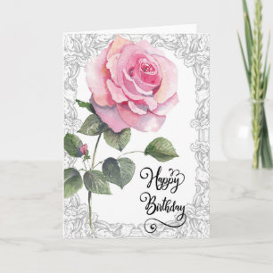 Carte de voeux pour les anniversaires