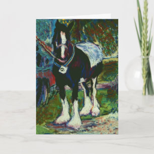 Carte de voeux pour les beaux-arts - Cheval Shire