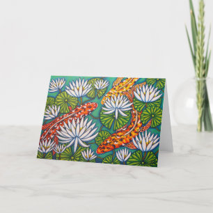 Carte de voeux pour les bijoux aquatiques par Lisa