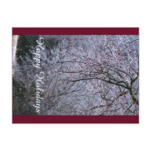 Carte de vœux pour les fêtes