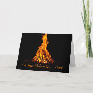 Carte de voeux pour les fêtes de Beltane Fires Pag