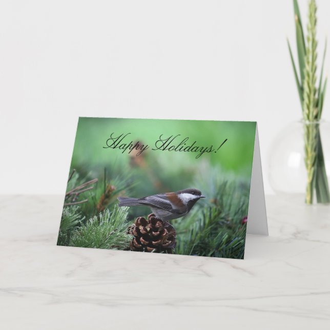 Carte de voeux pour les poulets de Noël (Devant)