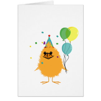 Carte de voeux pour les poussettes de fête