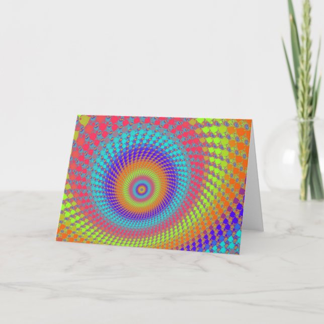 Carte de voeux pour les ronds de stylo en surbrill (Devant)