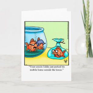 Carte de voeux pour l'Humour de voyage
