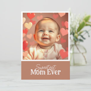 Carte de vœux pour maman Ajouter une photo et un t