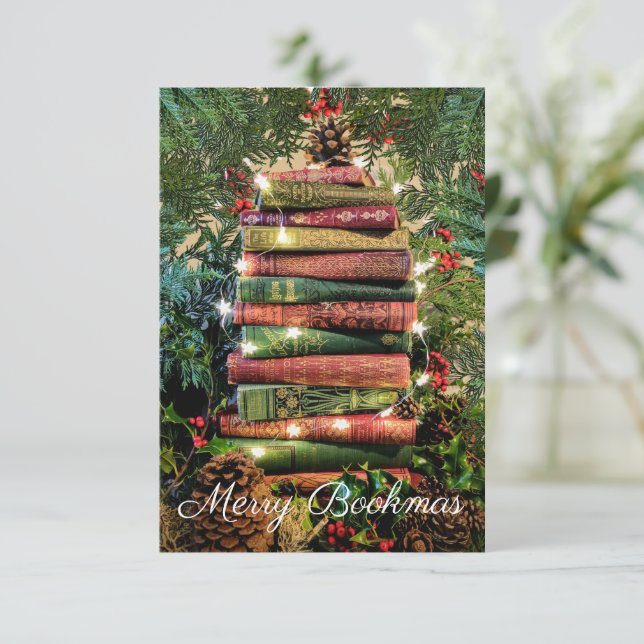 Carte de voeux pour Noël de Noël de Mini Joyeux (Debout devant)