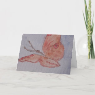 Carte de voeux pour papillon d'été