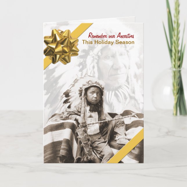 Carte de vœux pour se souvenir de nos ancêtres (Devant)