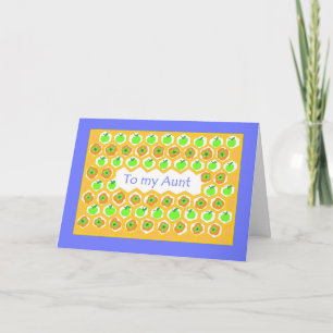 Carte de vœux pour tante pour Roch Hachana