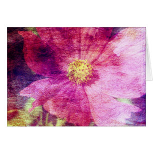 Carte de vœux pour toutes occasions Cosmo Flower
