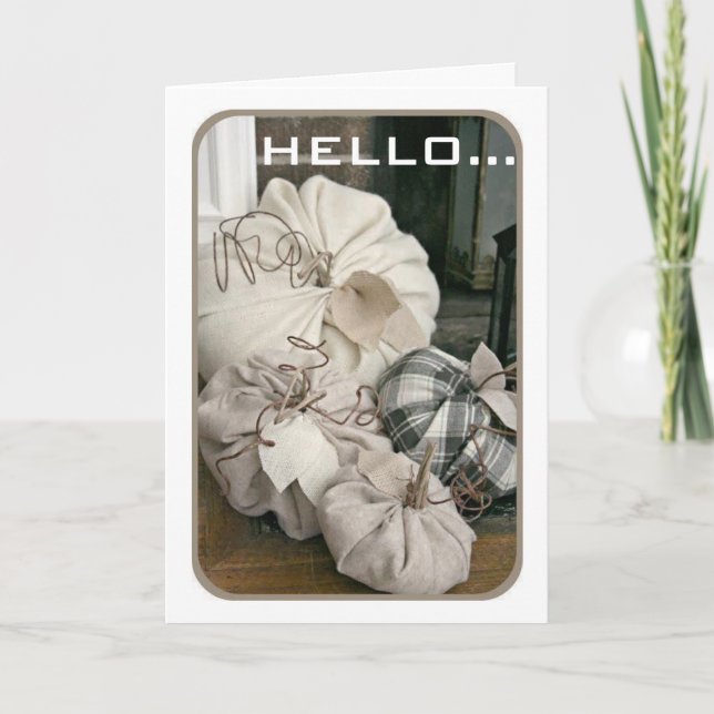 CARTE DE VOEUX POUR TOUTES OCCASIONS EN AUTOMNE AD (Devant)