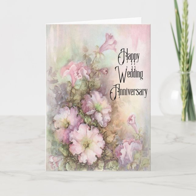Carte de voeux pour un anniversaire Mariage (Devant)