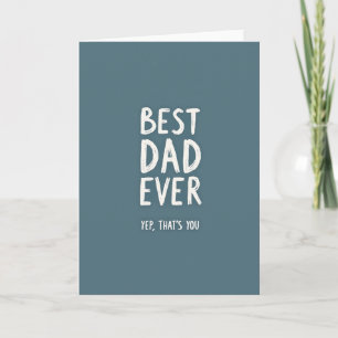 Carte de vœux pour un papa génial