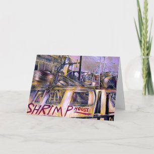 Carte de voeux pour viande de Mystery née dans l'e