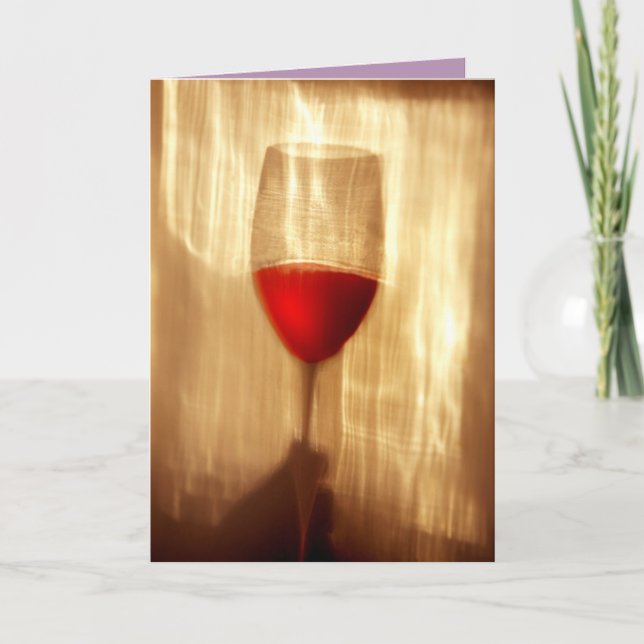 Carte de voeux pour vin (Devant)