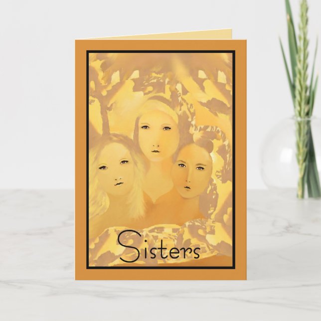 Carte de voeux pour votre soeur (Devant)