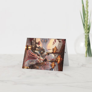 Carte de vœux prénom féminin chinois Jing.