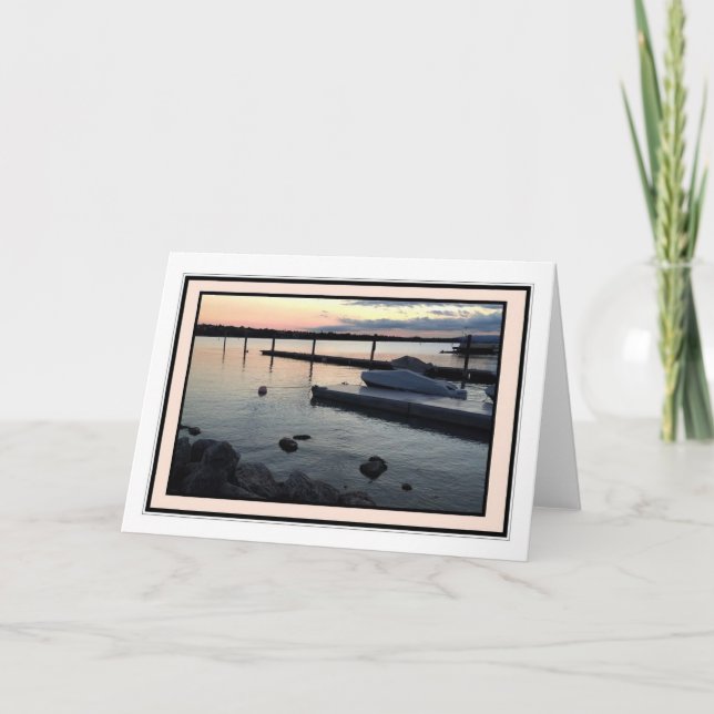 Carte de voeux Preschiera, Lake Garda (Devant)