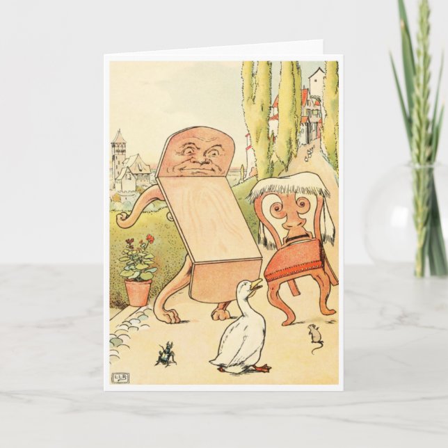 Carte de voeux "Présidence d'une réunion" (Devant)