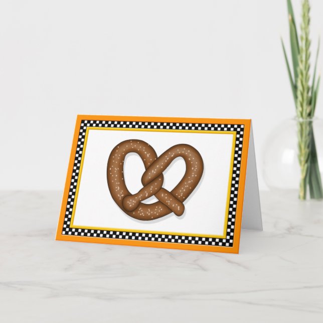 Carte de voeux Pretzel (Devant)