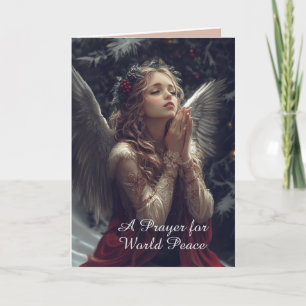 Carte de voeux Prière pour la paix