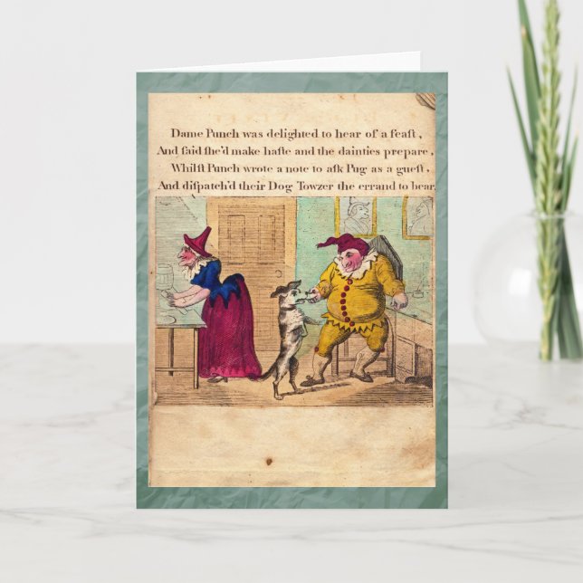 Carte de voeux Punch & Judy Story Plate II (Devant)