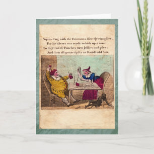 Carte de voeux Punch & Judy Story Plate III
