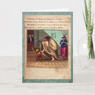 Carte de voeux Punch & Judy Story Plate IX