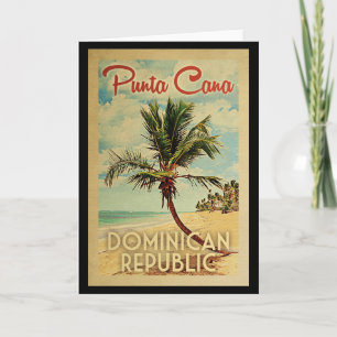 Carte de voeux Punta Cana République Dominicaine R