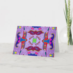 Carte de voeux Purple Dragon