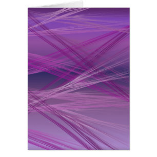 Carte de vœux Purple Streaks