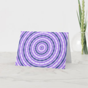 Carte de voeux Purple Swirl
