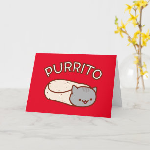 Carte de voeux PURRITO Cat