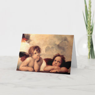 Carte de voeux Putti de Rafael