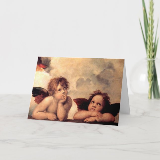 Carte de voeux Putti de Rafael (Devant)