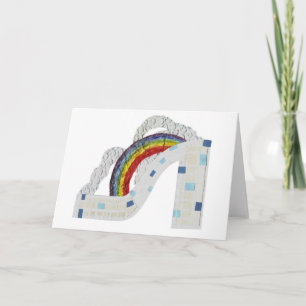 Carte de voeux Rainbow Stiletto