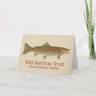 Carte de voeux Rainbow Trout