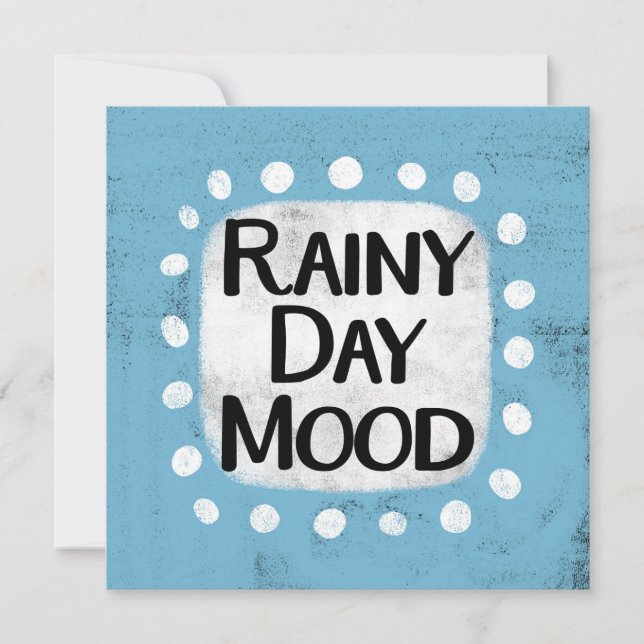 Carte de voeux Rainy Day Mood (Devant)