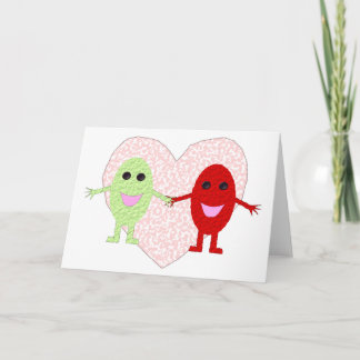 Carte de vœux Raisins amoureux