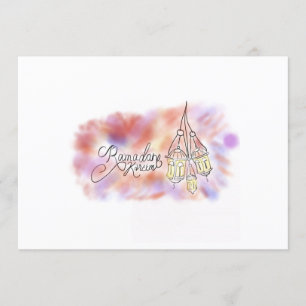 Carte de voeux Ramadan Kareem