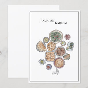 Carte de voeux Ramadan Kareem, carte cadeau