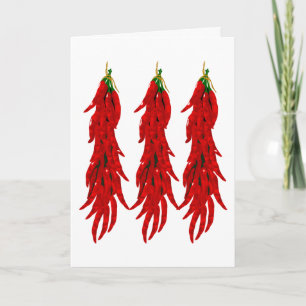 Carte de voeux Red Chili Peppers