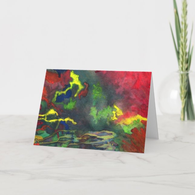 Carte de voeux Red Fusion 2 (Devant)